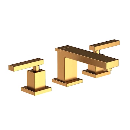 Newport Brass Widespread Lavatory Faucet in Satin Gold (Pvd) 2560-24S
